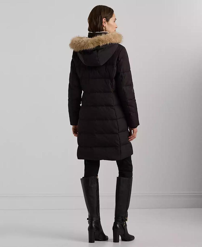 Ralph Lauren Women's Faux-Fur Hooded Puffer Coat