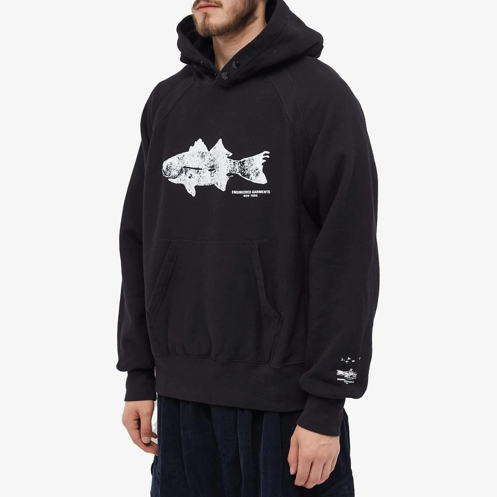 Engineered Garments Engineered Garments Raglan Fish Hoodie 2