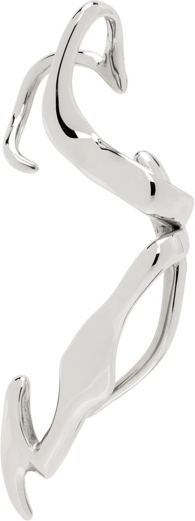 Vitaly Silver Cobra Left Ear Cuff 2