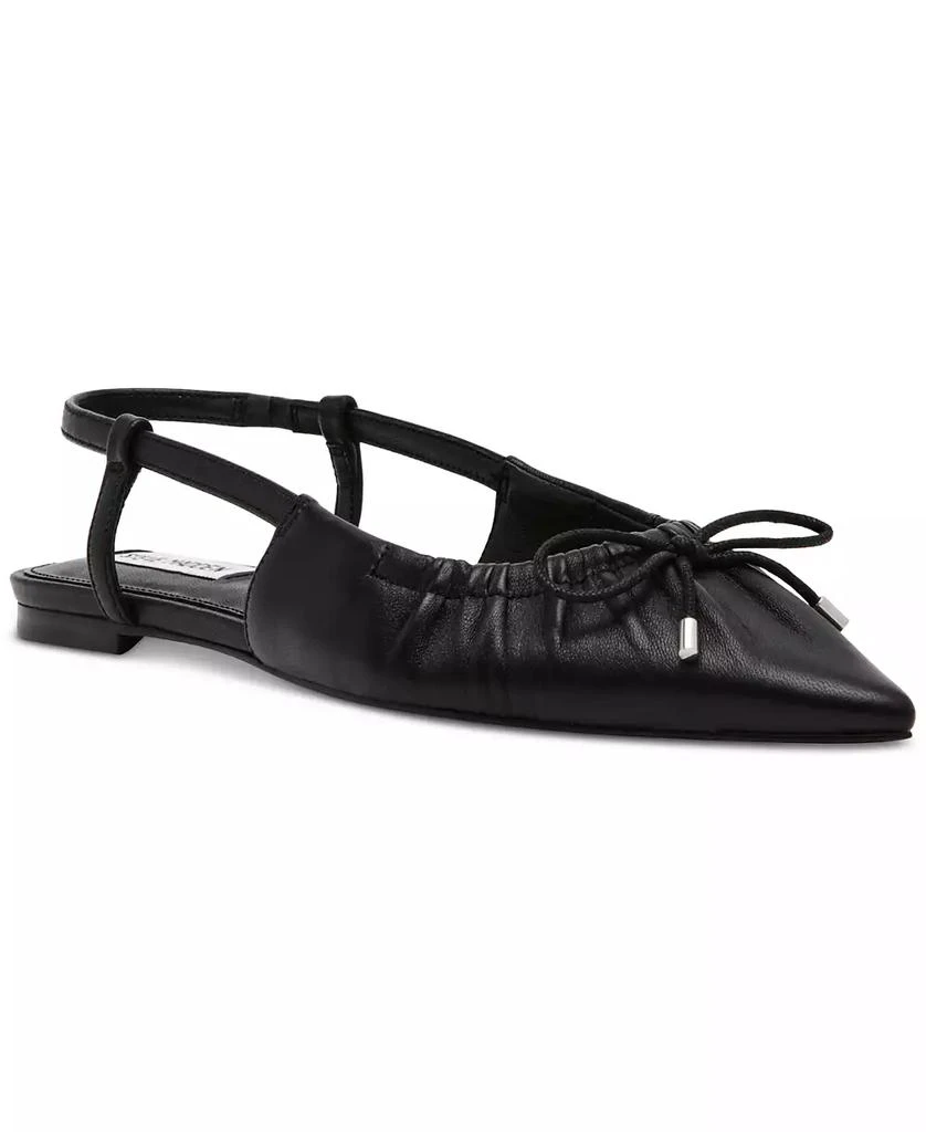 Steve Madden Women's Laylah Pointed-Toe Pleated Slingback Flats 1