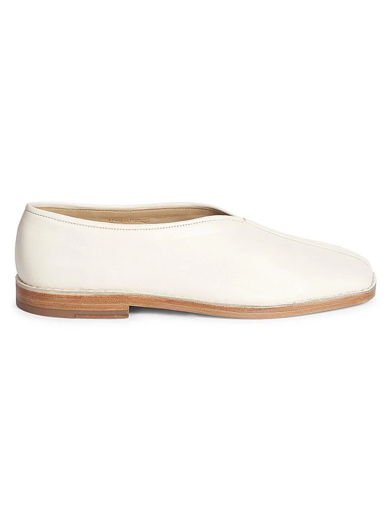 Lemaire Flat Piped Leather Slippers 1