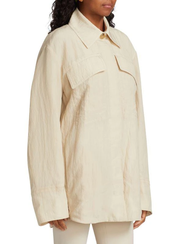 Vince Textured Padded Shirt Jacket 3