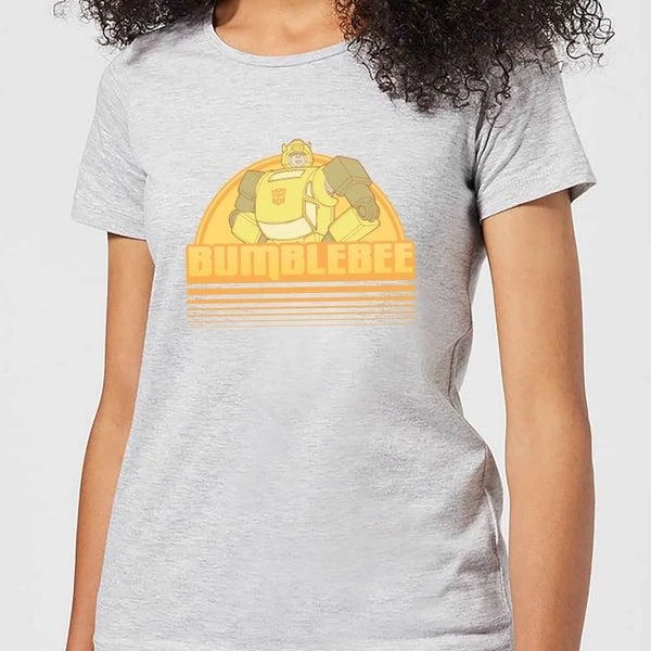 Original Hero Transformers Bumblebee Women's T-Shirt - Grey 1