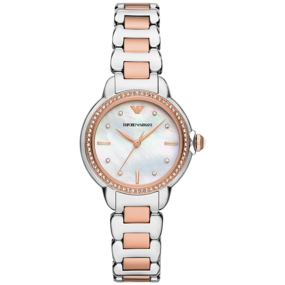 Emporio Armani Women's Two-Tone Stainless Steel Bracelet Watch 32mm 1