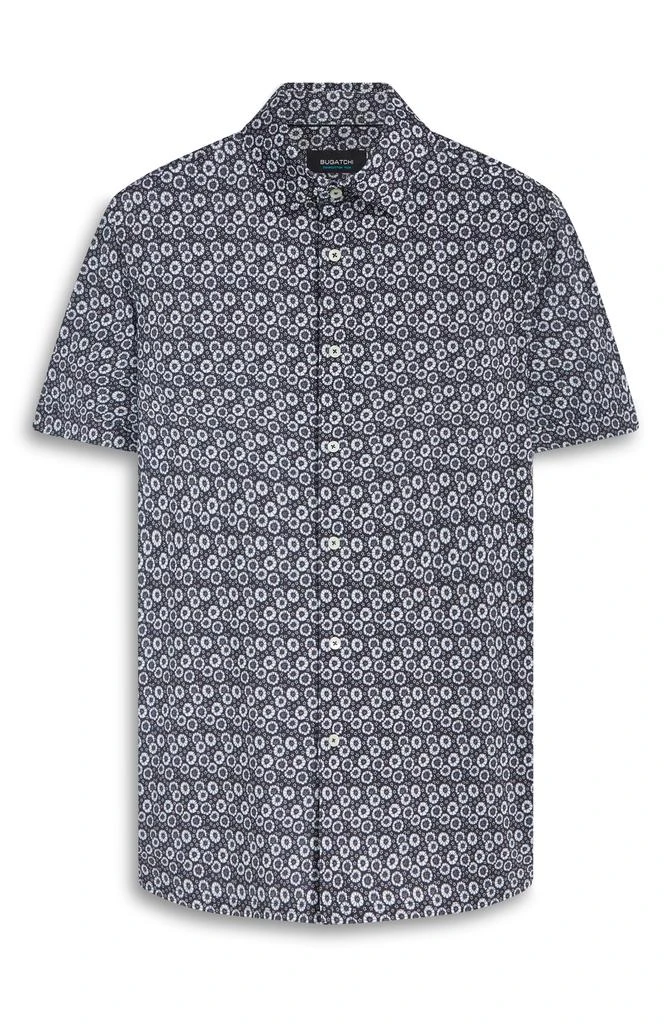 BUGATCHI Milo OoohCotton<sup>®</sup> Floral Short Sleeve Button-Up Shirt 5