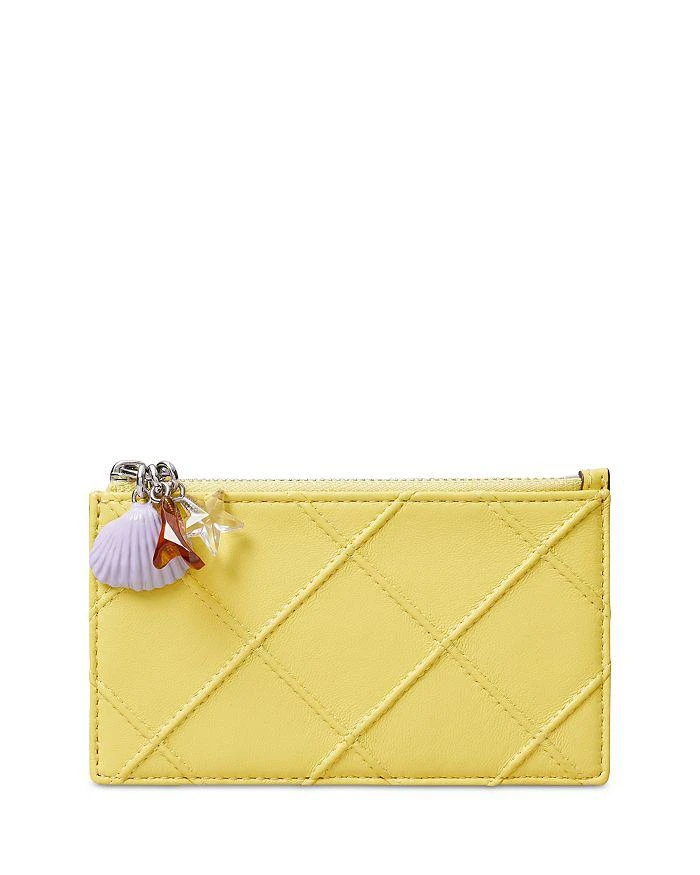 Tory Burch Fleming Charm Zip Card Case