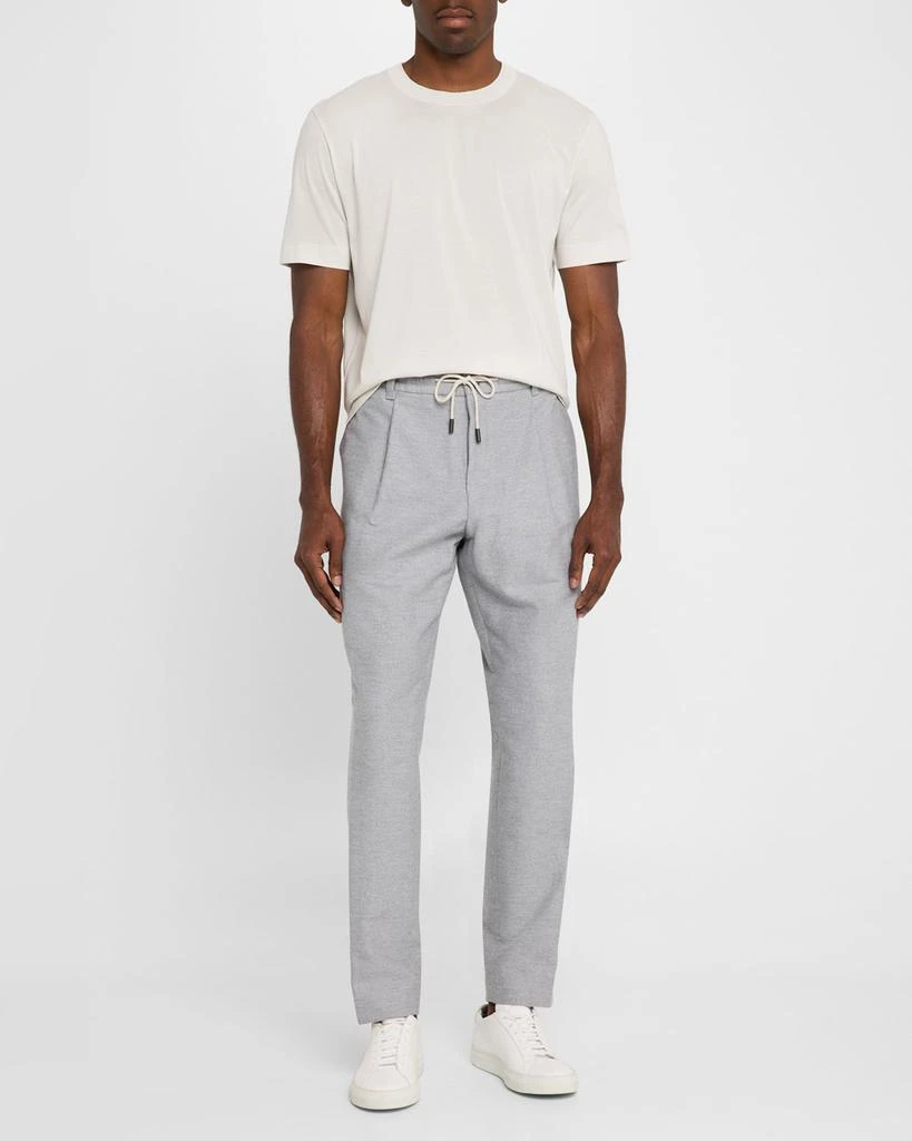 BOSS Camel Men's Tesar Cotton and Silk Crewneck T-Shirt 2