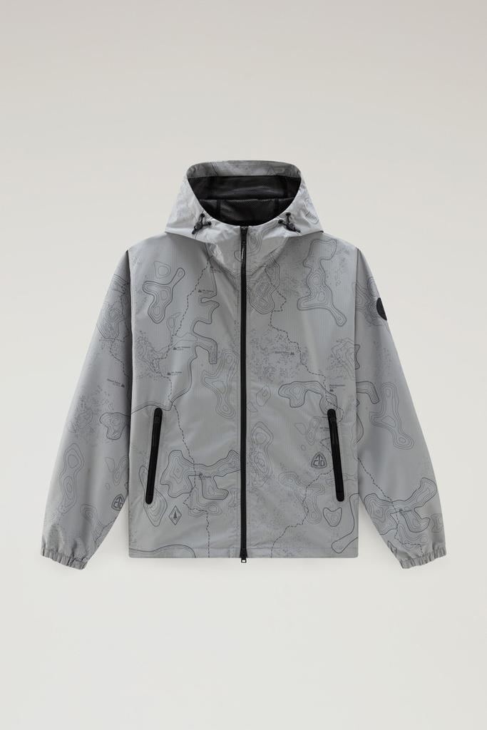 Woolrich Reflective Jacket in Ripstop Fabric - Men - Gray