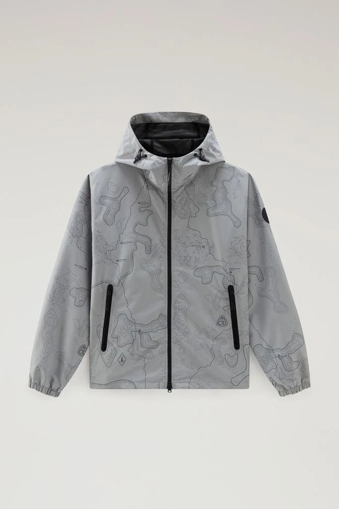 Woolrich Reflective Jacket in Ripstop Fabric - Men - Gray 1