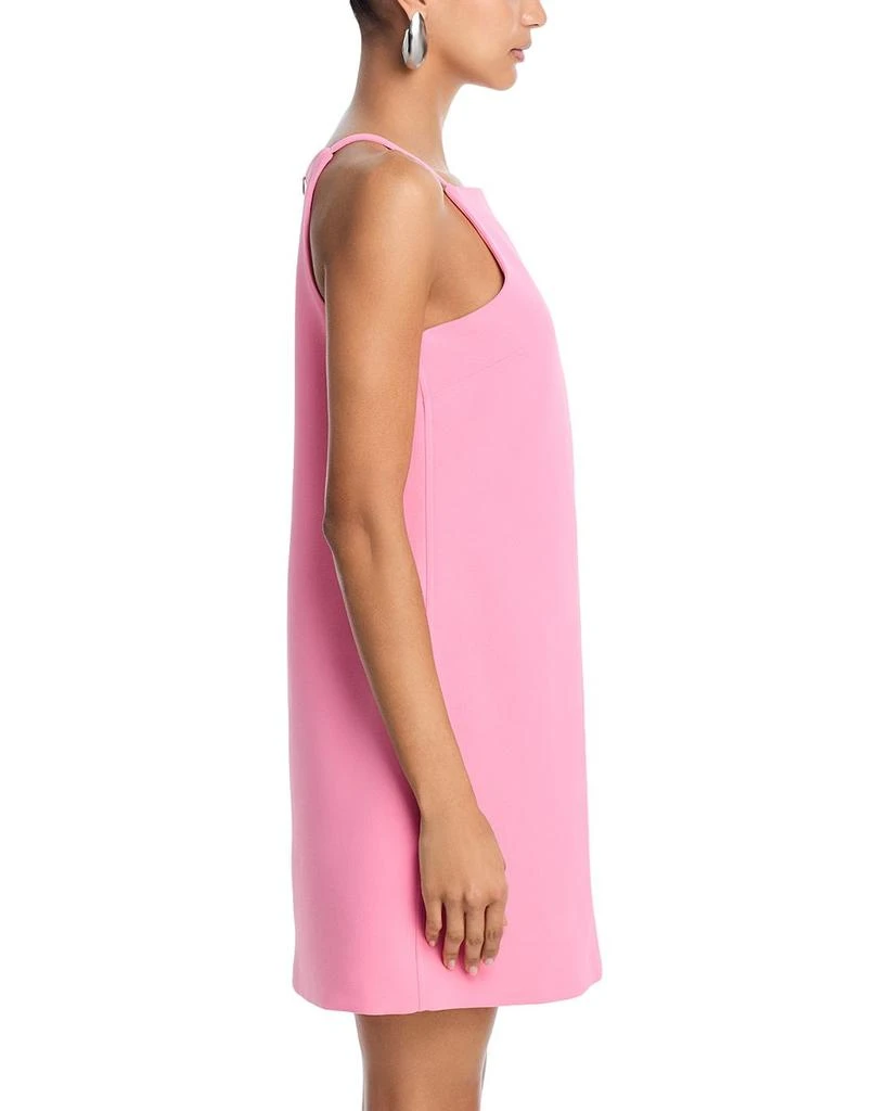 AQUA Crepe High Neck Mini Dress - Exclusive 5
