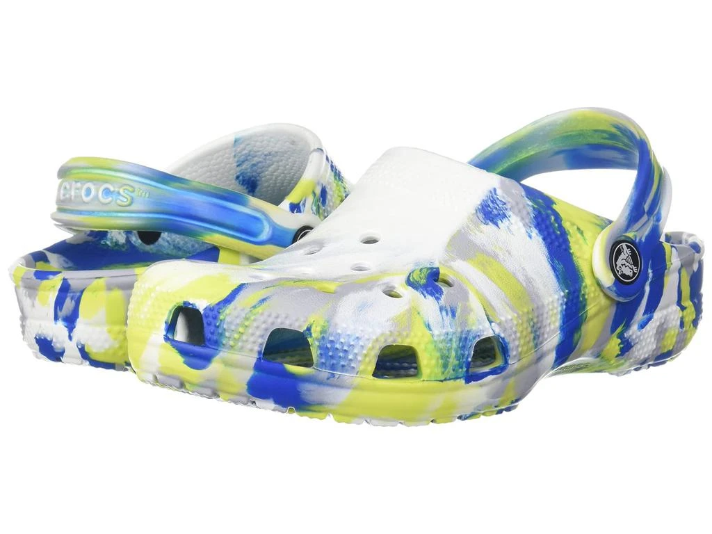 Crocs Kids Classic Marbled Tie-Dye Clog (Little Kid/Big Kid) 1