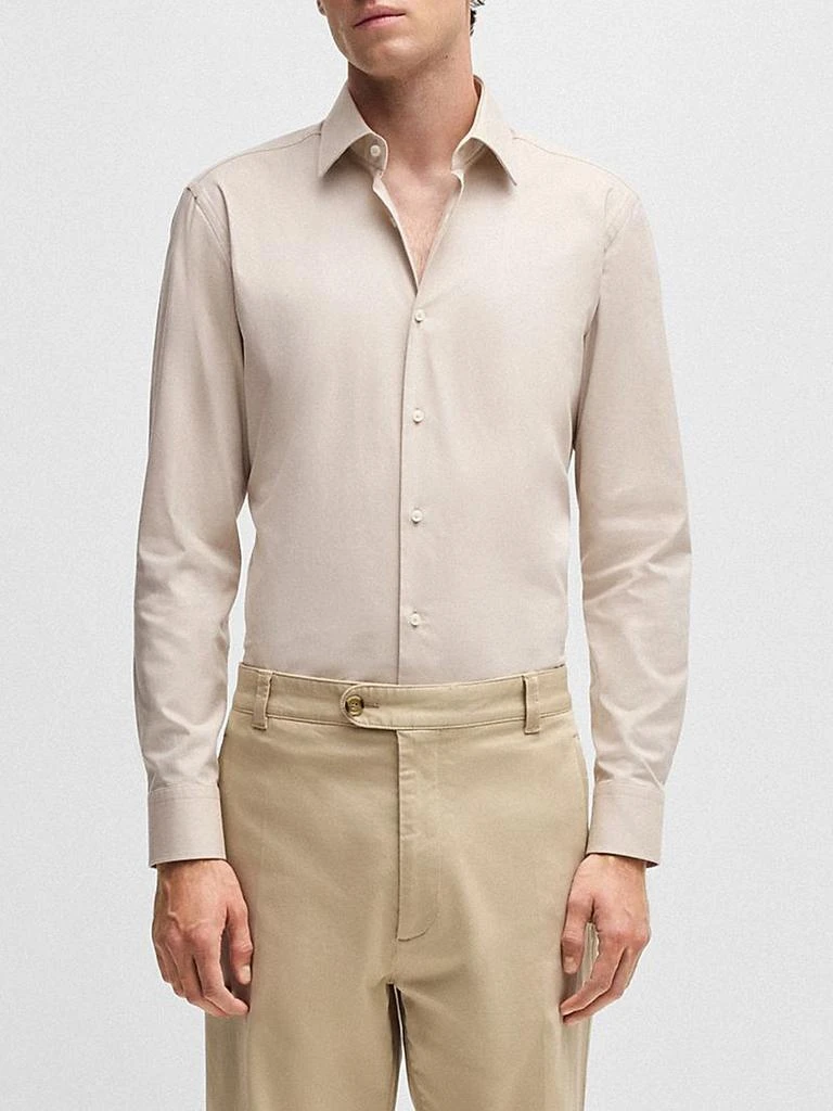 Hugo Boss Slim-Fit Shirt in Easy-Iron Stretch-Cotton Twill 2