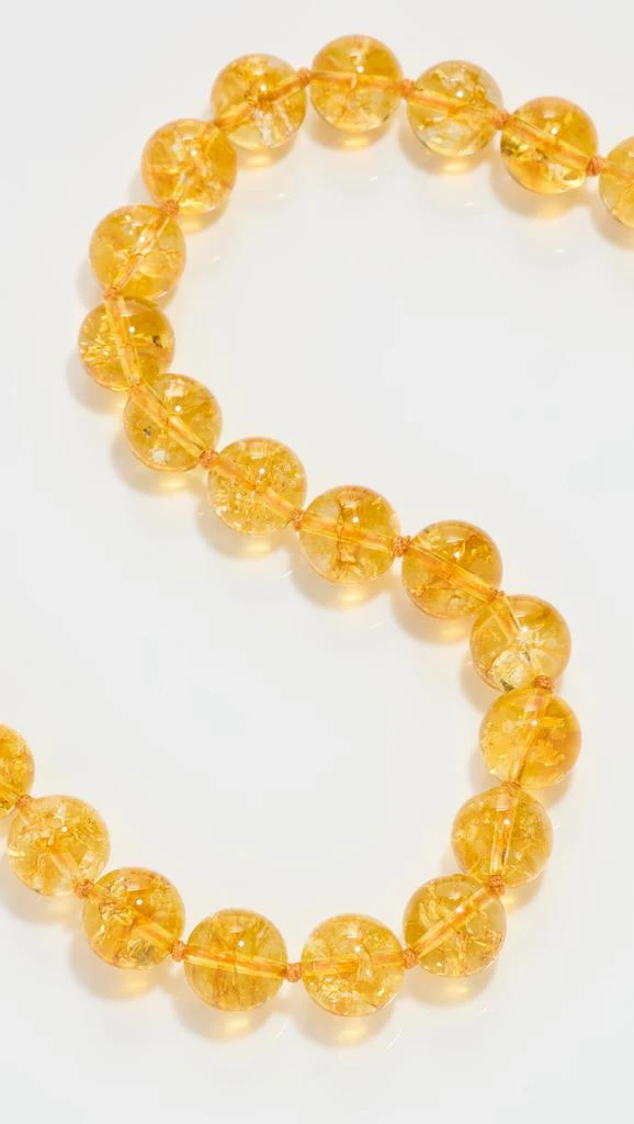 Jia Jia 14k Jumbo Citrine Sphere Necklace 3