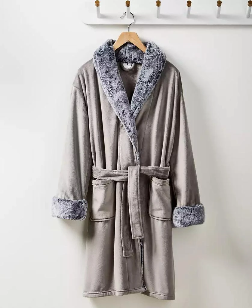 Hotel Collection Faux Fur Robe, Exclusively at Macy’s 1