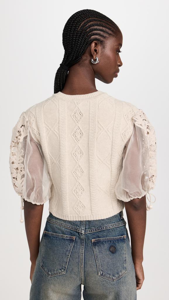 Sea Bente Embroidery Combo Sweater