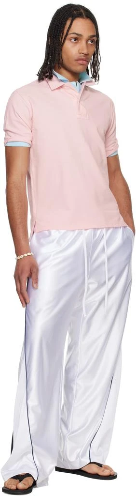 Raimundo Langlois Pink & Blue Layered Polo 4