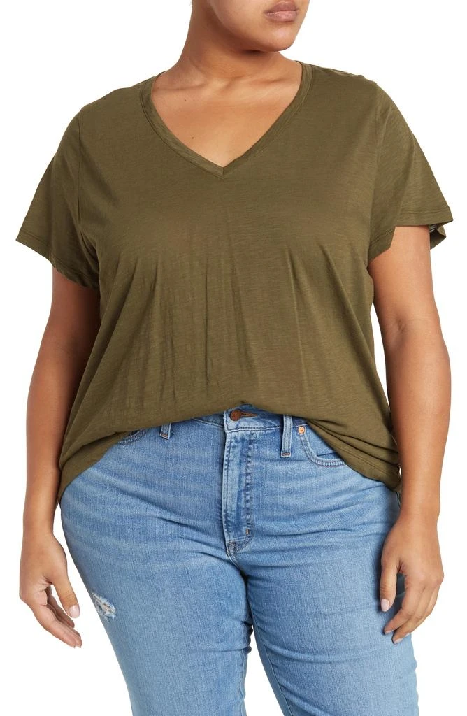 Madewell Whisper Cotton V-Neck T-Shirt 1