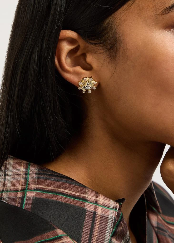 Vivienne Westwood Tara orb-embellished stud earrings  2
