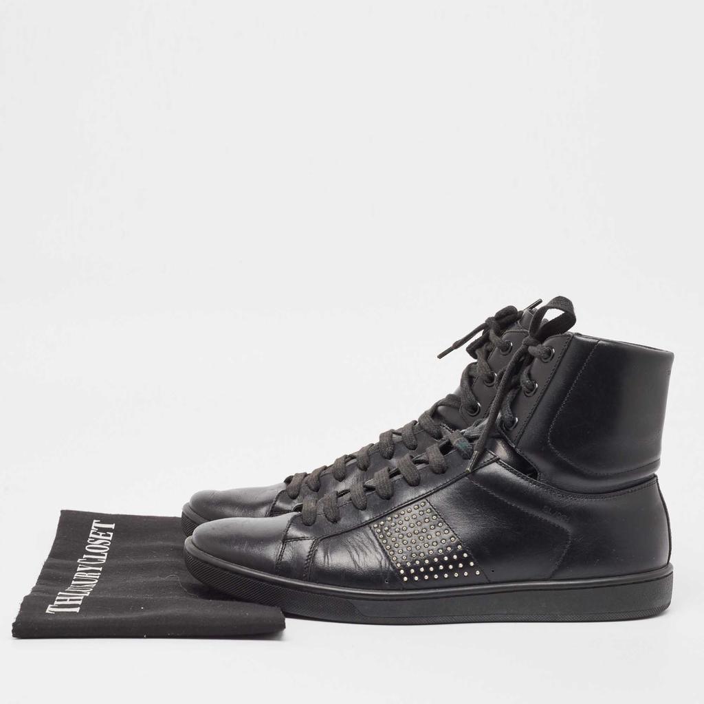 saint laurent black high tops