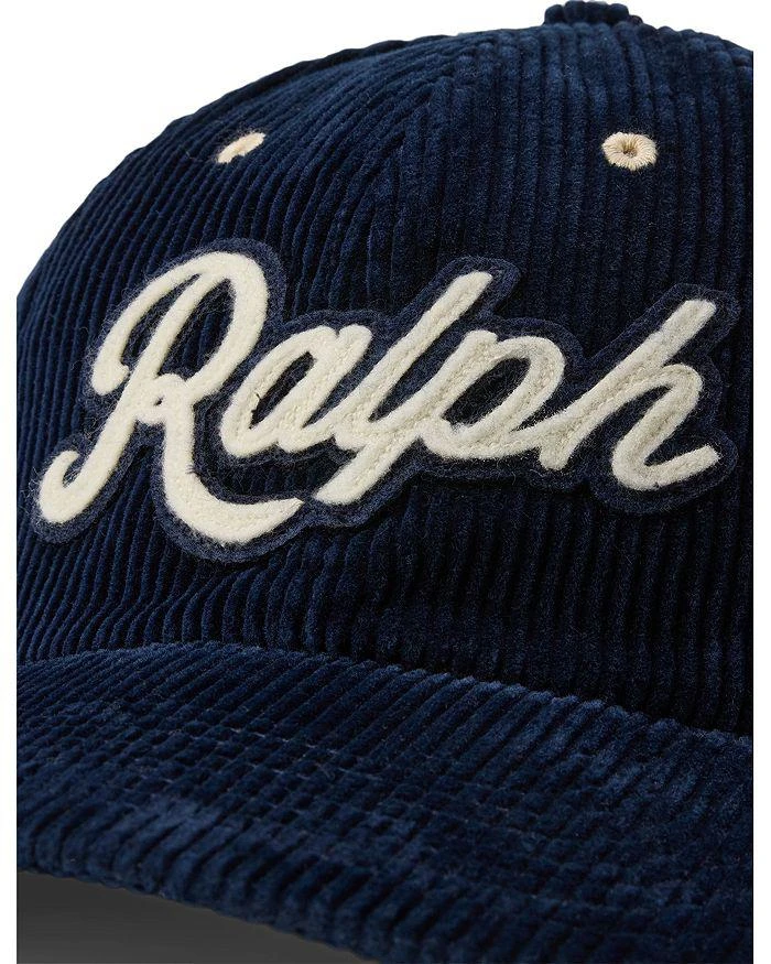 Ralph Lauren The Ralph Logo Corduroy Ball Cap 3