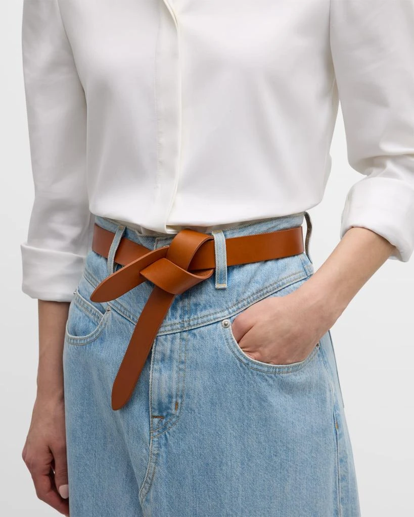 Waist Belt Lecce Leather Belt Isabel Marant Lecce Knotted Leather Belt –  Tie Waist Belt For Dress
