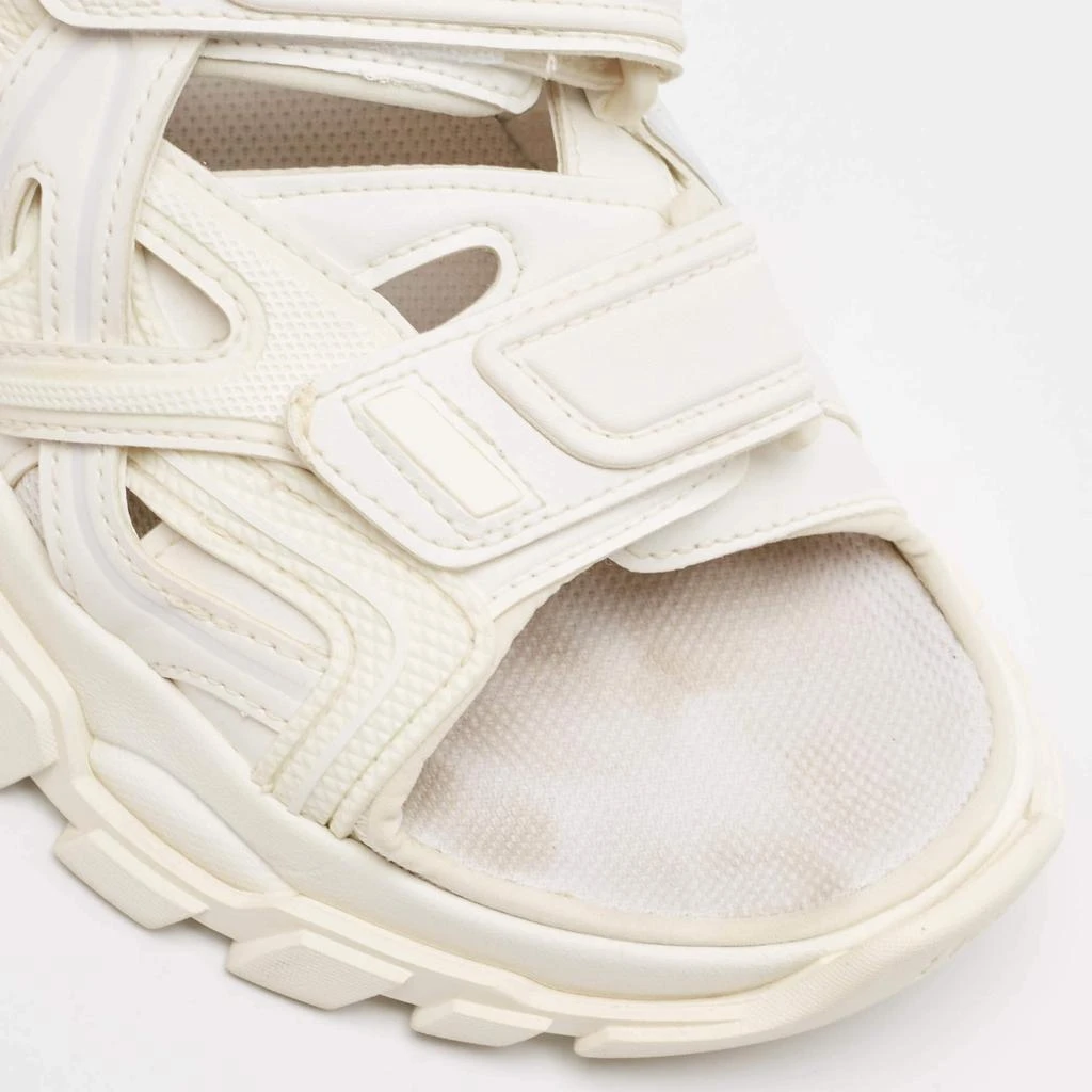 Balenciaga Balenciaga White Rubber Track Slingback Sandals Size 38 7