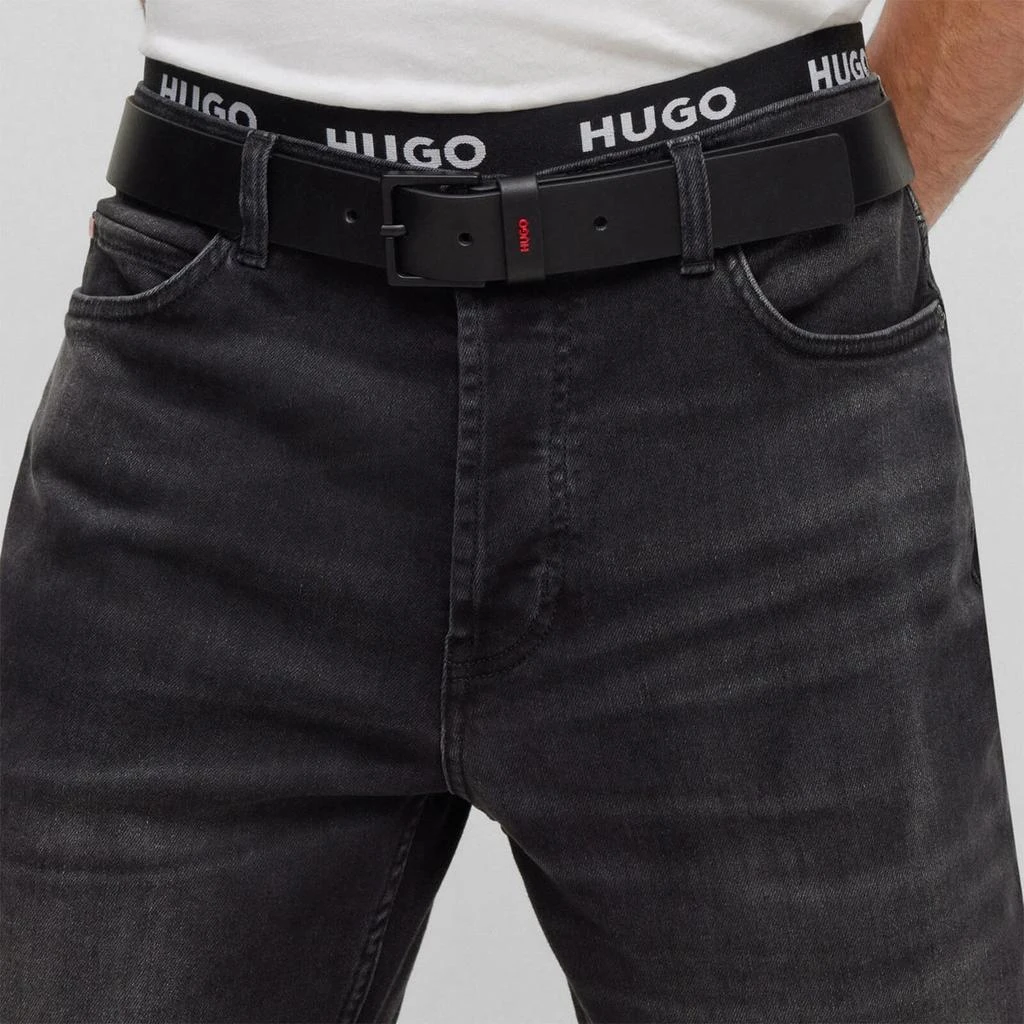 Hugo Boss HUGO Giove Leather Belt 4