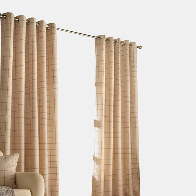 Furn Furn Ellis Ringtop Eyelet Curtains (Natural) (46 x 72 in) 46 X 72 IN 1