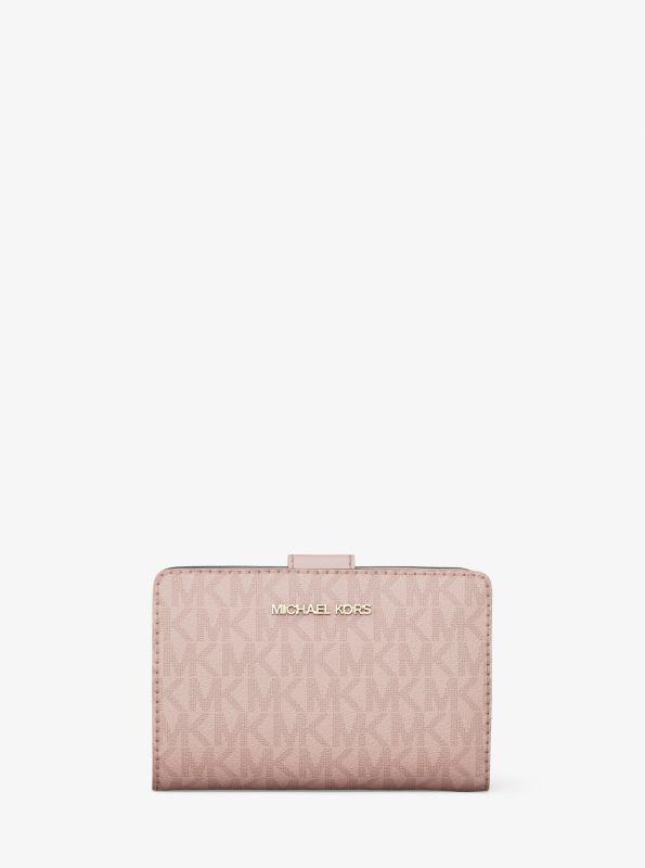 Michael Kors Jet Set Medium Signature Logo Bi-Fold Wallet