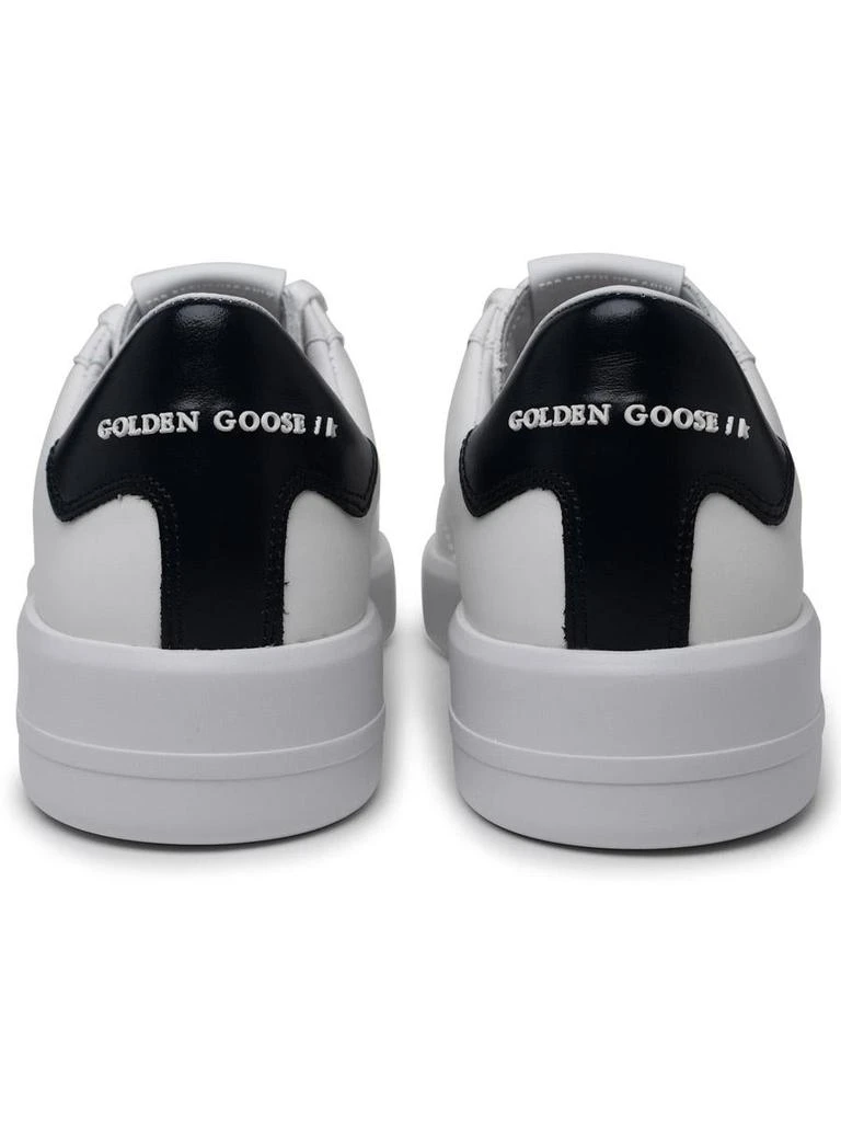 Golden Goose Golden Goose 'Purestar' White Calf Leather Sneakers 4