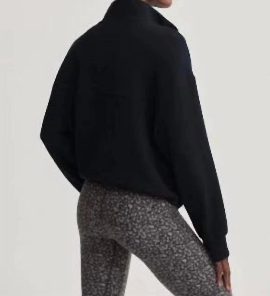 Varley Half Zip Sweatshirt In Black 2