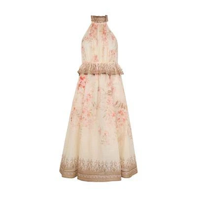 Zimmermann Illuminate Draped Midi Dress Woven Dresses 600066907blk