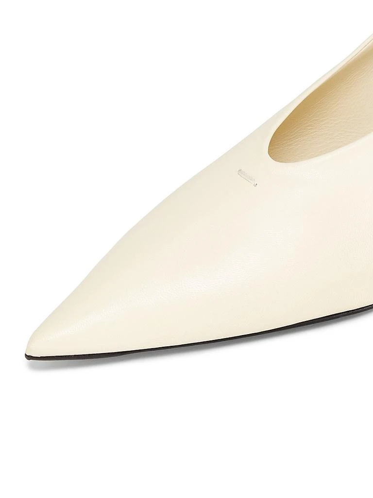 Jil Sander Point-Toe Leather Pumps 5