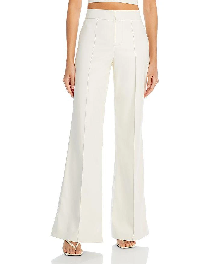 Alice + Olivia Dylan High Waist Wide Leg Pants 1