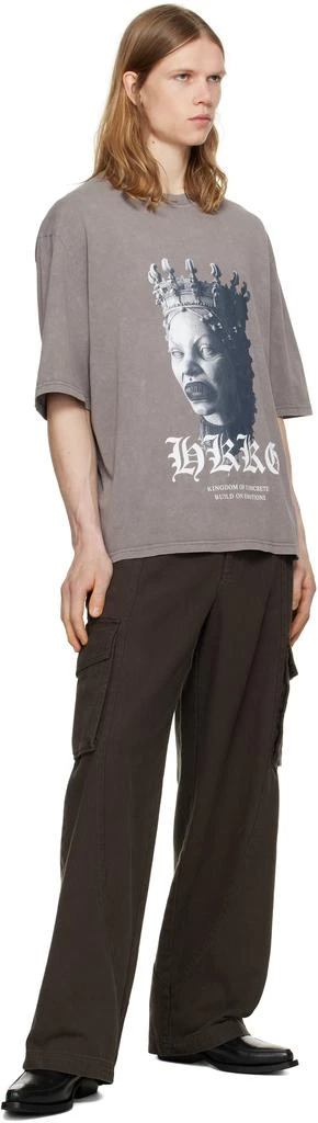 Han Kjobenhavn Gray Oversized Sculpture T-shirt 4