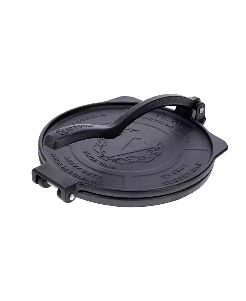 Victoria Tortilla Press 10" Pataconera, HD Iron, Seasoned 1