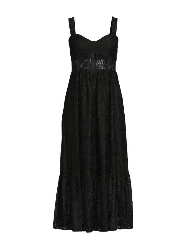 GUESS Lace Trim Midi Dress 3
