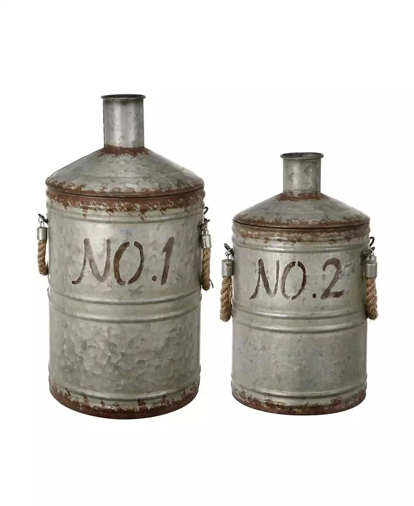 AB Home Patchin Metal Jugs, Set of 2 1