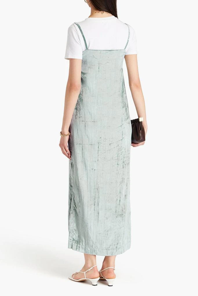 Loulou Studio Etinas crushed-velvet maxi dress 3