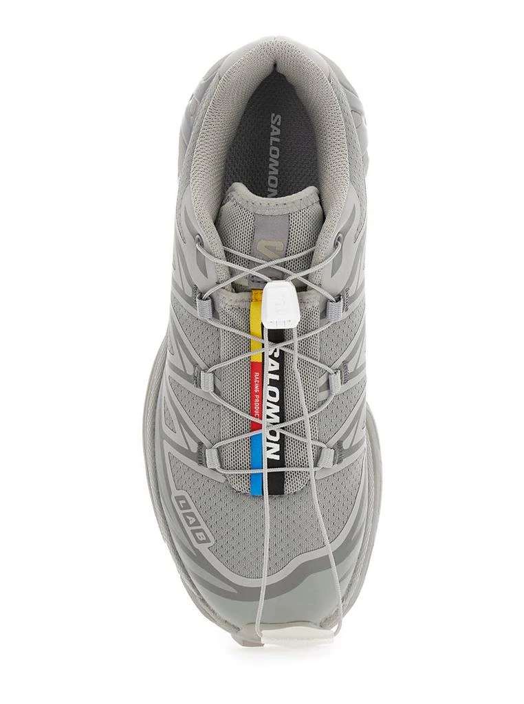 Salomon 
Xt-6
 Grey Sneaker With Logo Applied On The Tongue And Chunky Sole In Fabric Unisex 4