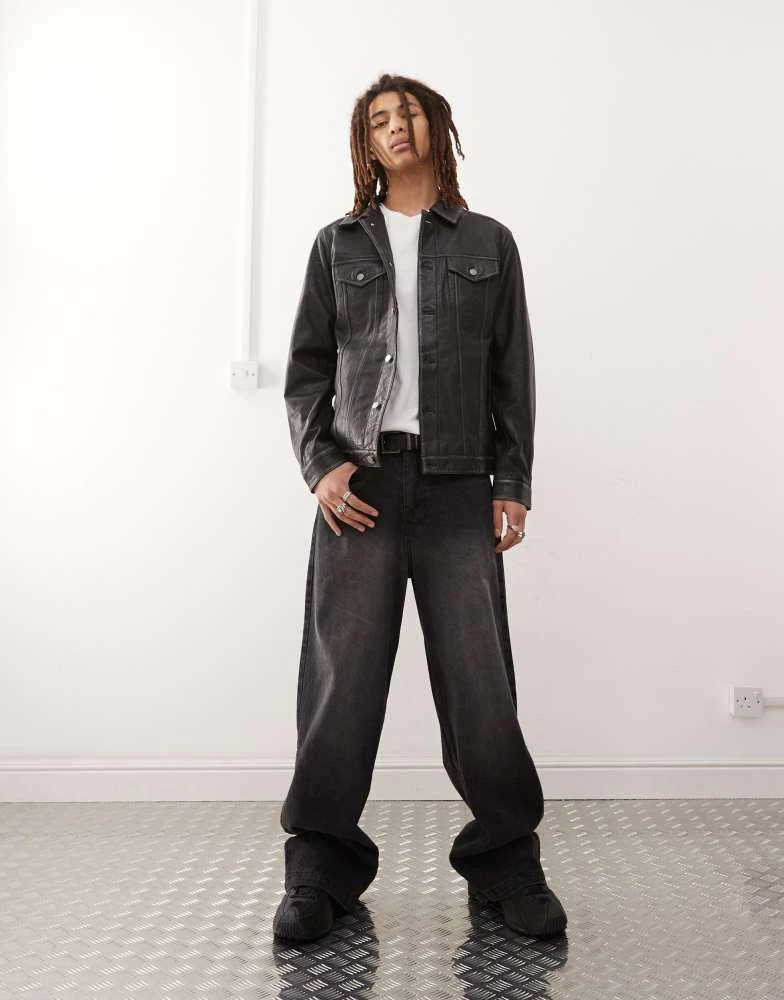 Barneys Originals Barneys originals washed trucker in black