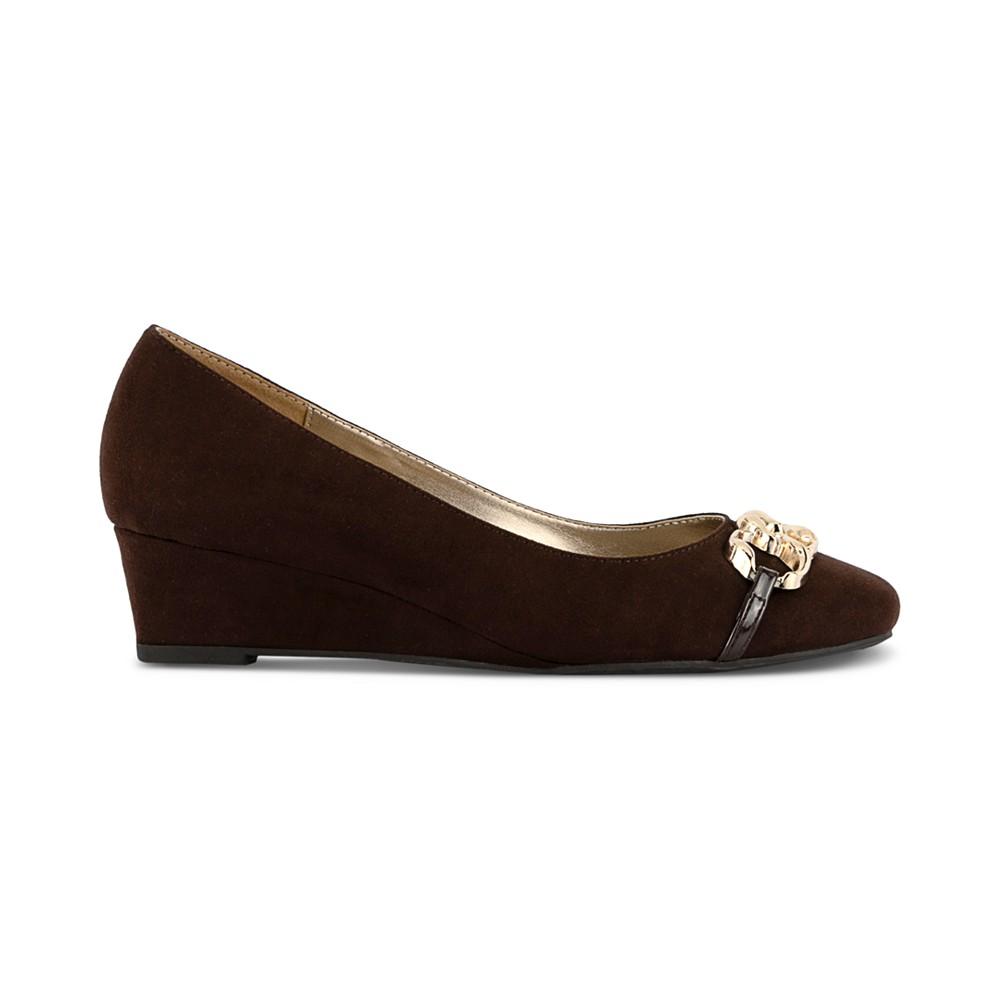 Karen Scott Kellyy Embelished Slip-On Wedge Pumps, Created for Macy's