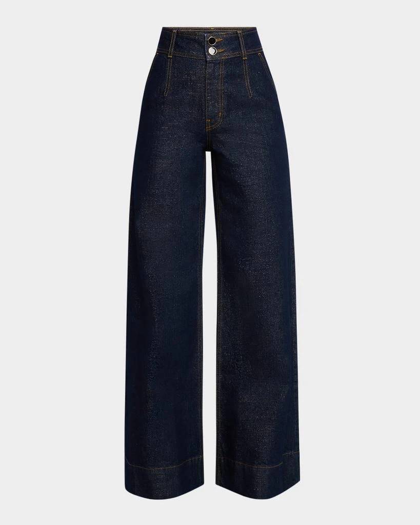 Derek Lam Mille High Rise Wide-Leg Jeans 1