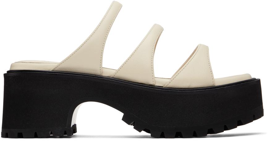 Marge Sherwood Off-White Platform Sandals