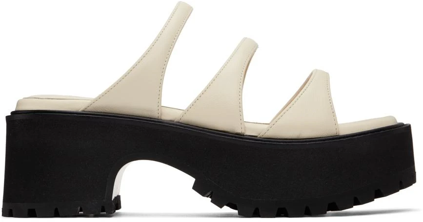 Marge Sherwood Off-White Platform Sandals 1