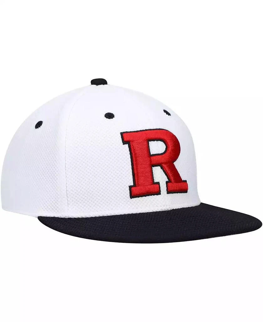 Adidas Men's White Rutgers Scarlet Knights On-Field Baseball Fitted Hat 1
