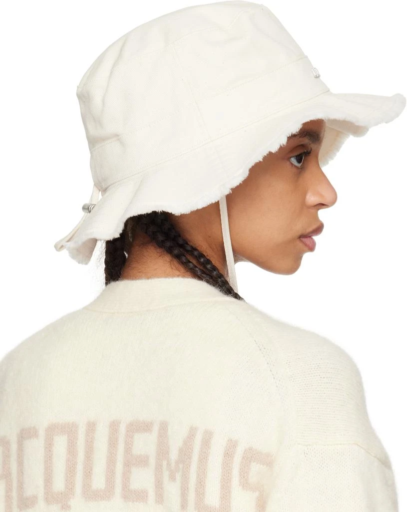 Jacquemus Off-White Les Classiques 'The Artichaut' Bucket Hat 3