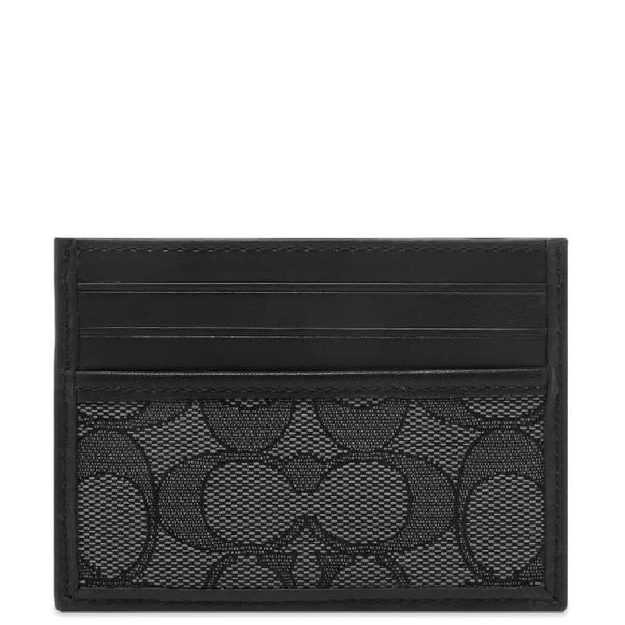 Coach Signature Jacquard Card Case