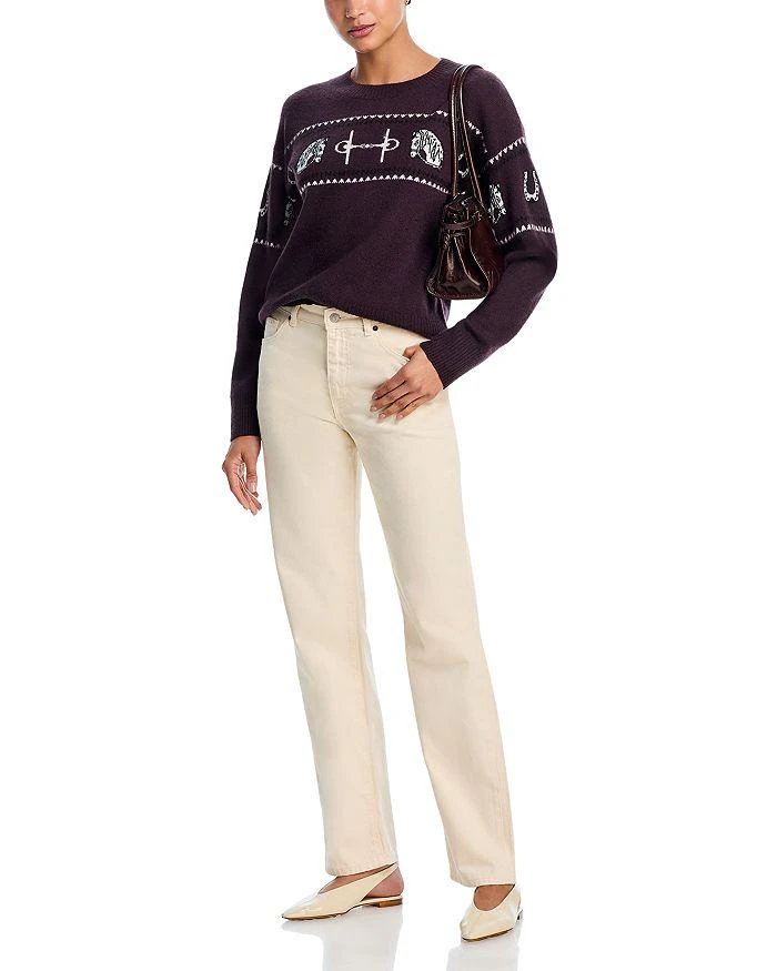 Maglione In Cashmere AQUA Con Stampa Serpente – Nero/Verde Esercito, Taglia L, Esclusivo - Foto 2