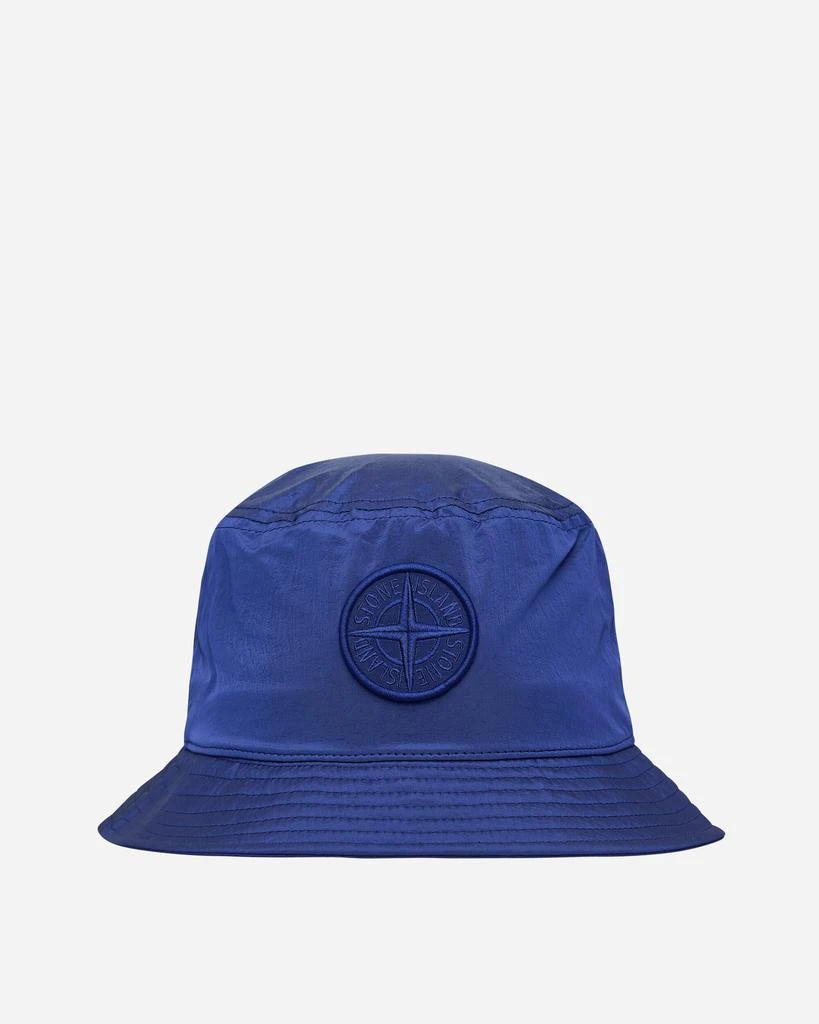 Stone Island Nylon Metal Bucket Hat Bright Blue 1